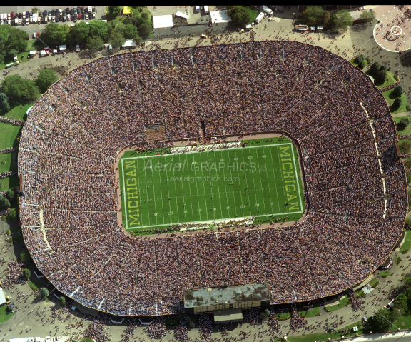 Michigan Stadium (The Big House) in Washtenaw County, Michigan